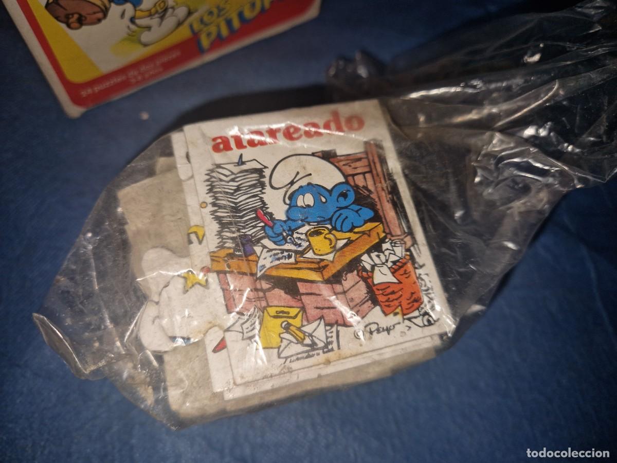 Juguetes antiguos: PUZZLE INFANTIL LOS PITUFOS DE PLAYSKOOL - Foto 1