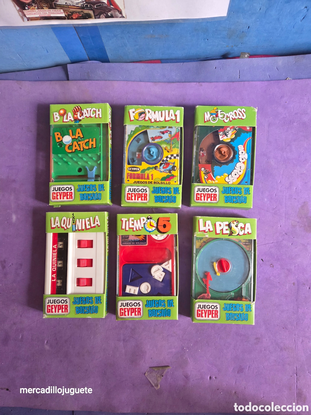 Juguetes antiguos: Juegos geyper bolsillos - Foto 2