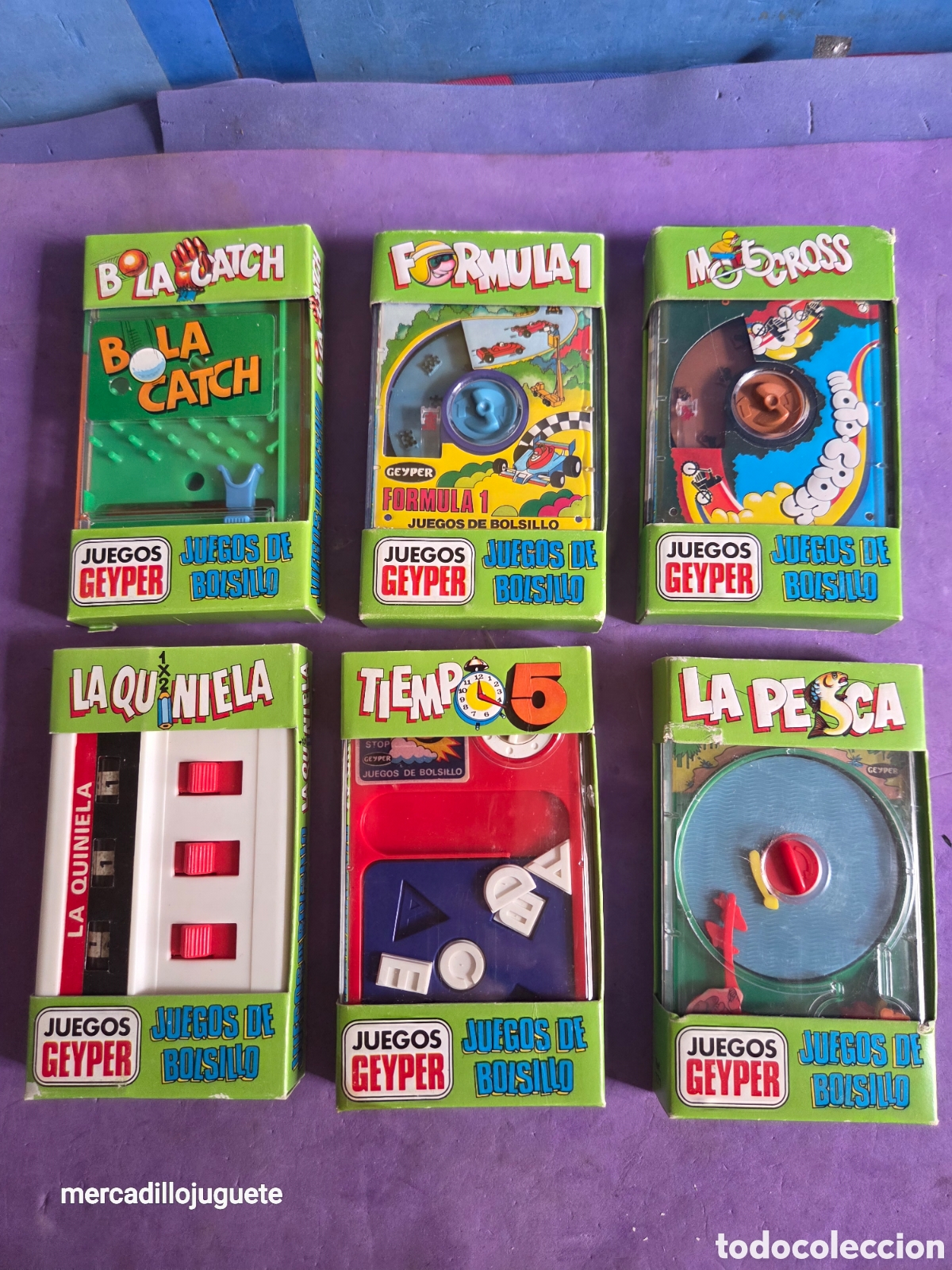 Juguetes antiguos: Juegos geyper bolsillos - Foto 1