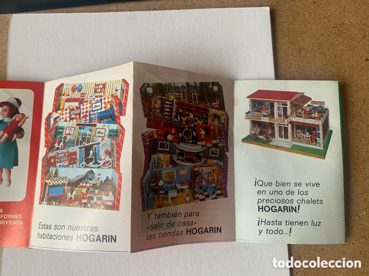 Juguetes antiguos: CAT&Aacute;LOGO DESPLEGABLE HOGARIN. - Foto 6