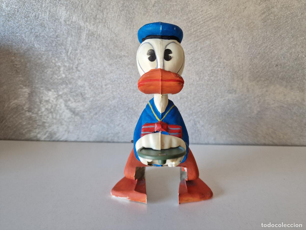 Juguetes antiguos: PATO DONALD A CUERDA GEYPER - Foto 3