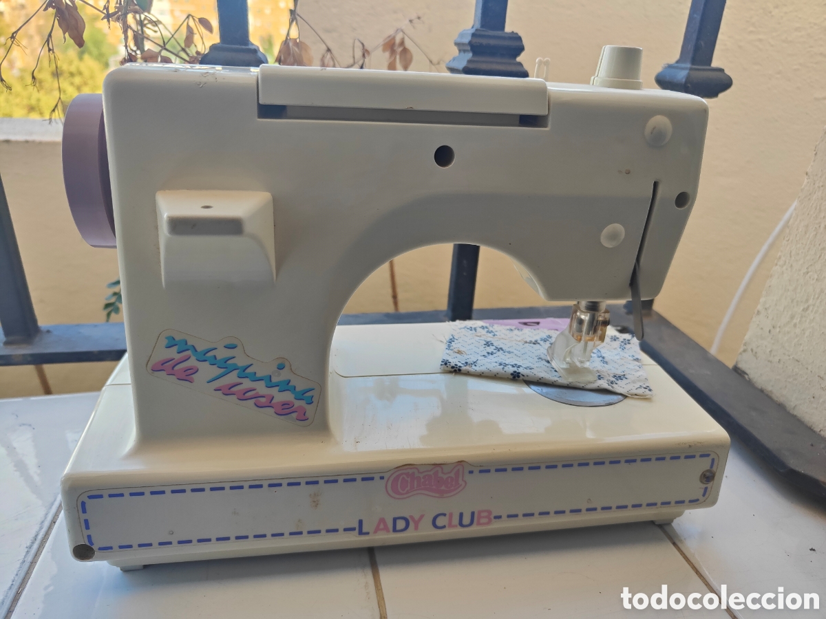 Juguetes antiguos: M&Aacute;QUINA DE COSER DE CHABEL MARCA FEBER - Foto 4