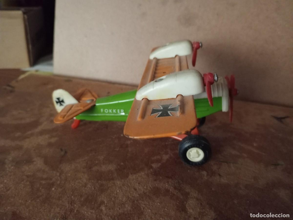 Juguetes antiguos: Avion de hojala marca SANSON - Foto 3