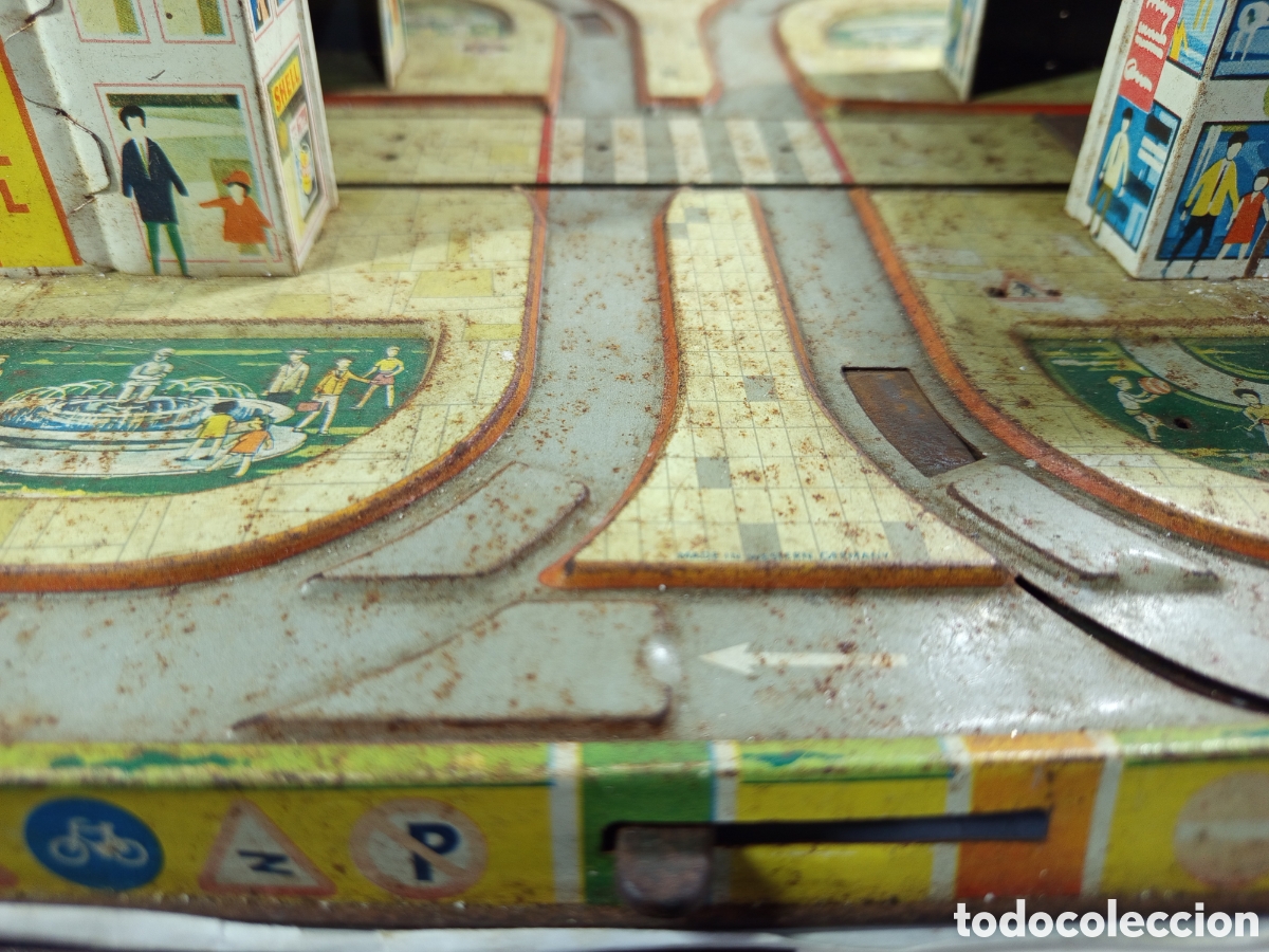 Juguetes antiguos: Circuito Zebra Crossing de Technofix - Foto 5