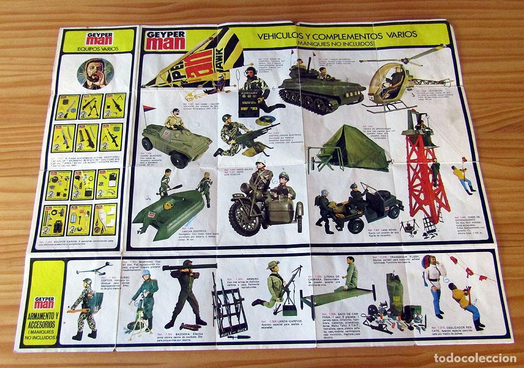 Juguetes antiguos: GEYPERMAN: CATALOGO OFICIAL DE EQUIPOS Y COMPLEMENTOS - 1977 - Foto 4