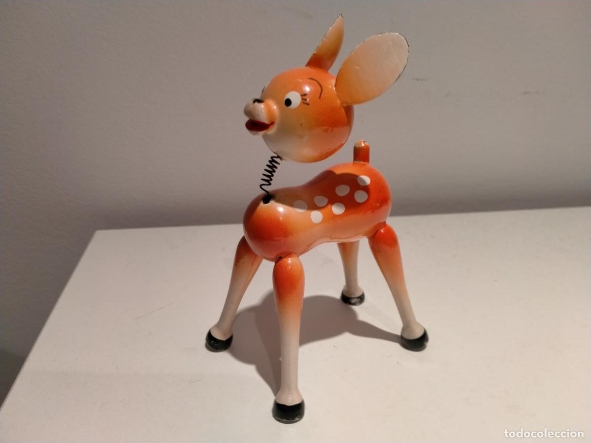 Juguetes antiguos: Figura del cervatillo Bambi Goula