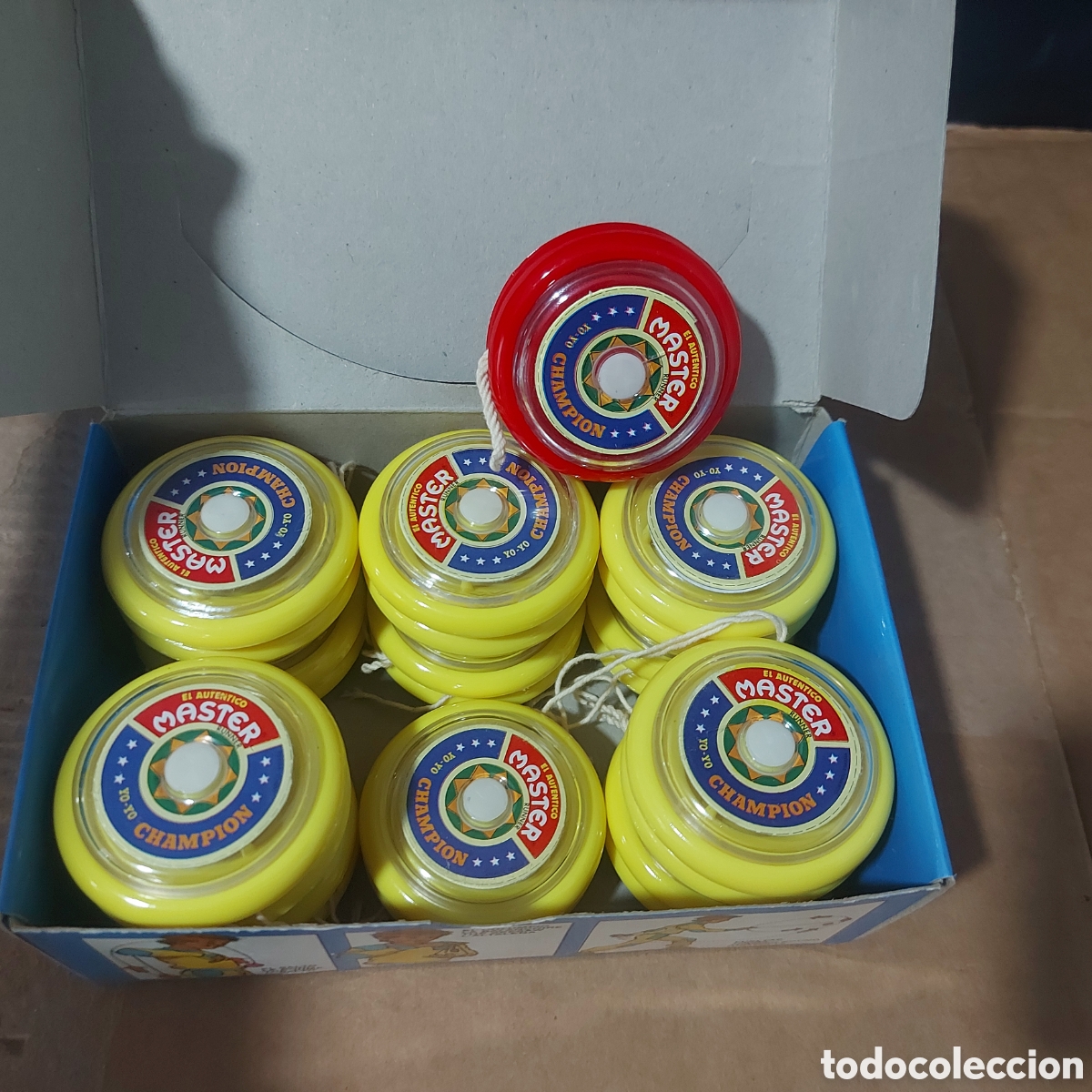 Juguetes antiguos: Caja yoyo yo-yo master comansi - Foto 3