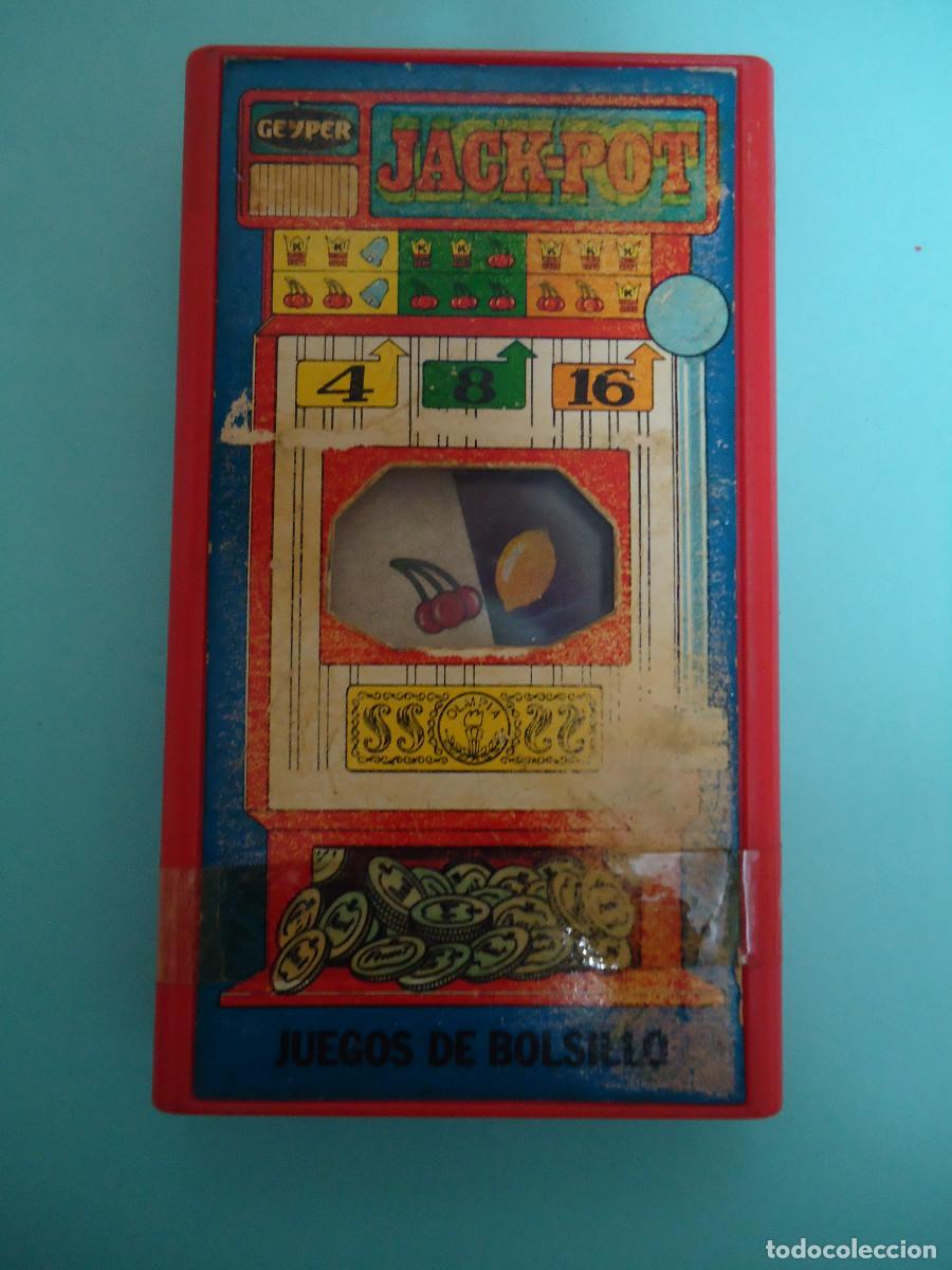 Juguetes antiguos: JUEGO DE BOLSILLO GEYPER JACK-POT. FUNCIONA. -- 24 - Foto 1