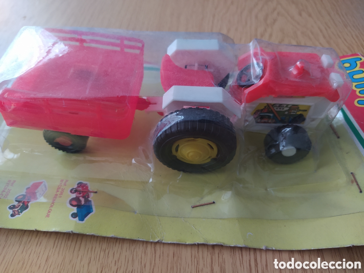 Juguetes antiguos: BULLYCAN TRACTOR MADE IN SPAIN - Foto 2