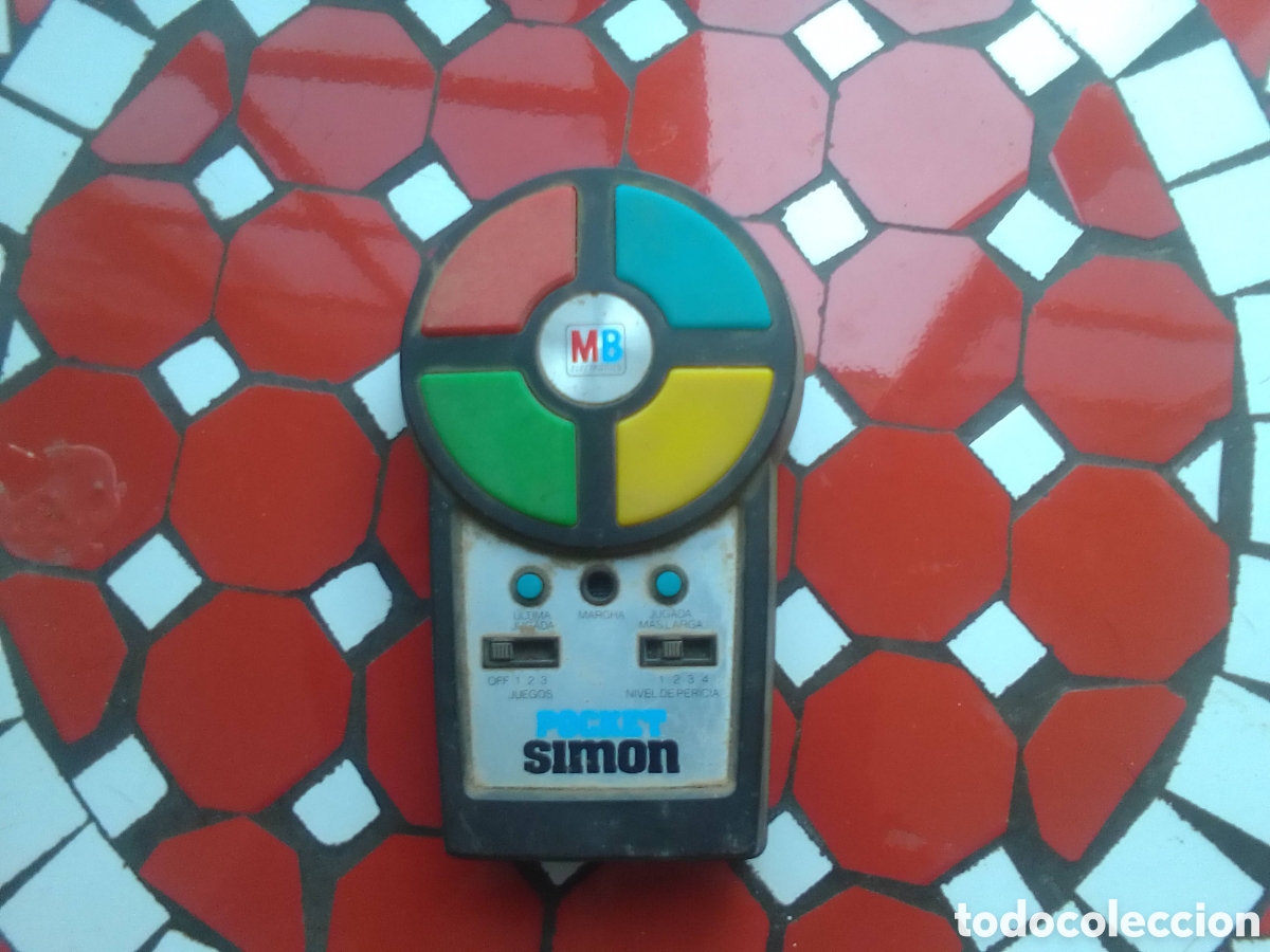 Juguetes antiguos: Simon pocket juego de.MB - Foto 1