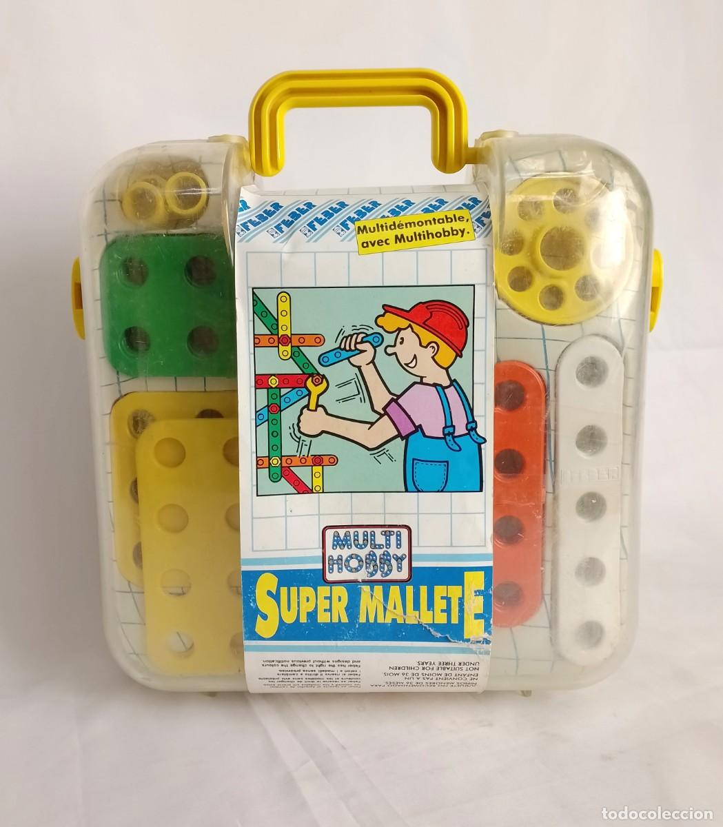 Juguetes antiguos: FEBER, MULTI HOBBY, SUPER MALET&Iacute;N. (PIEZAS ref. 9501). 1990 - Foto 3
