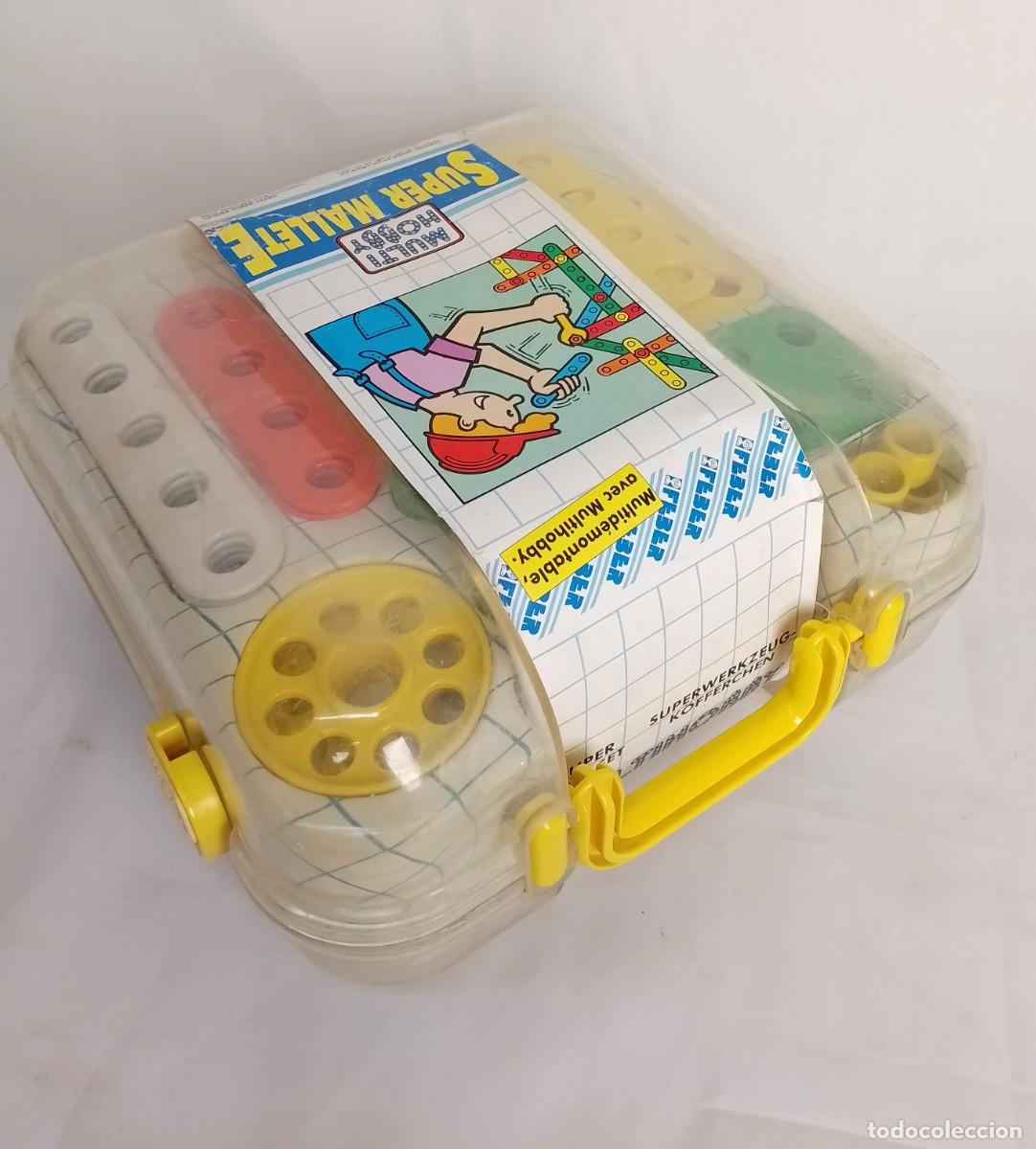 Juguetes antiguos: FEBER, MULTI HOBBY, SUPER MALET&Iacute;N. (PIEZAS ref. 9501). 1990 - Foto 4