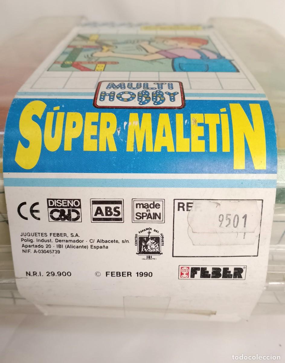 Juguetes antiguos: FEBER, MULTI HOBBY, SUPER MALET&Iacute;N. (PIEZAS ref. 9501). 1990 - Foto 5