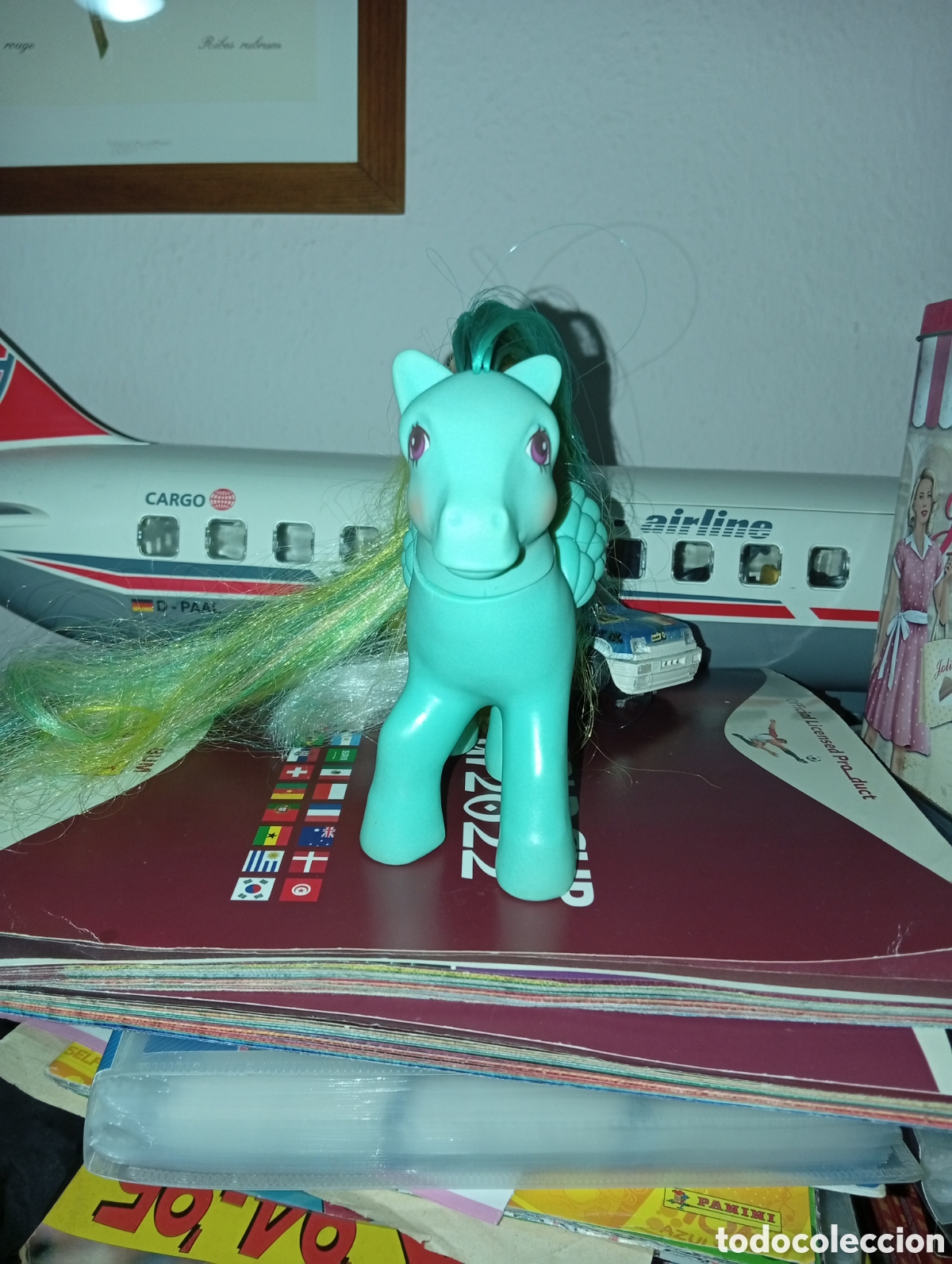 Juguetes antiguos: Pony arco iris a&ntilde;os 80 hasbro - Foto 2