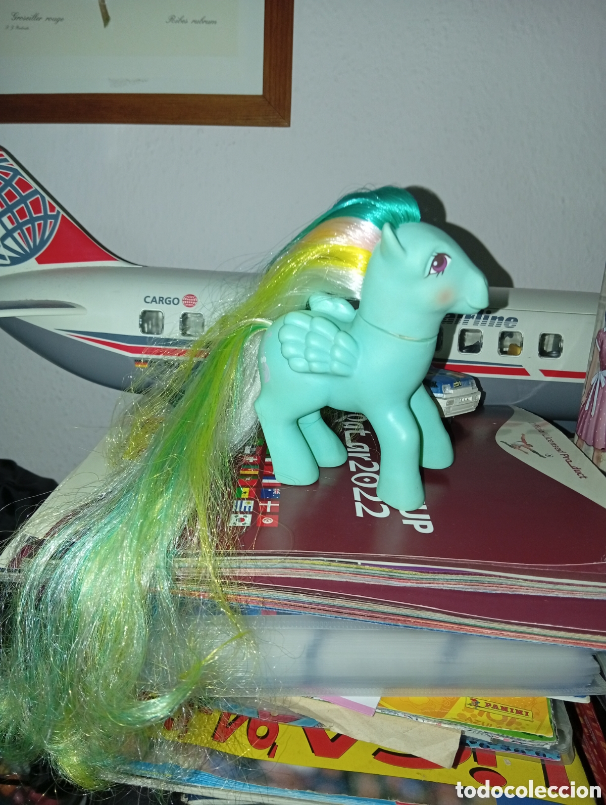 Juguetes antiguos: Pony arco iris a&ntilde;os 80 hasbro - Foto 1