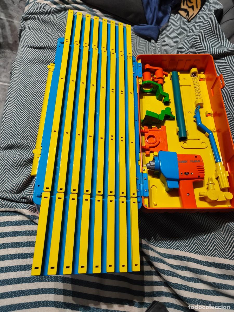 Jouets Anciens: Super Taladrador Multihobby Feber A&ntilde;o 1988. Pistola funciona. Caja original. Muy completo.