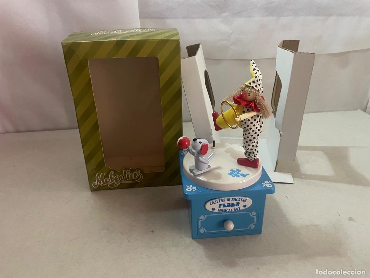 Juguetes antiguos: Caja musical Feber funcionando - Foto 1