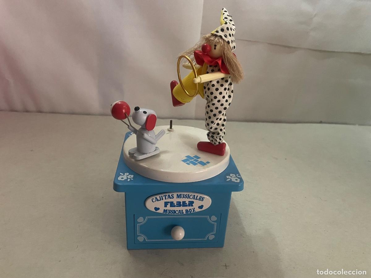 Juguetes antiguos: Caja musical Feber funcionando - Foto 4