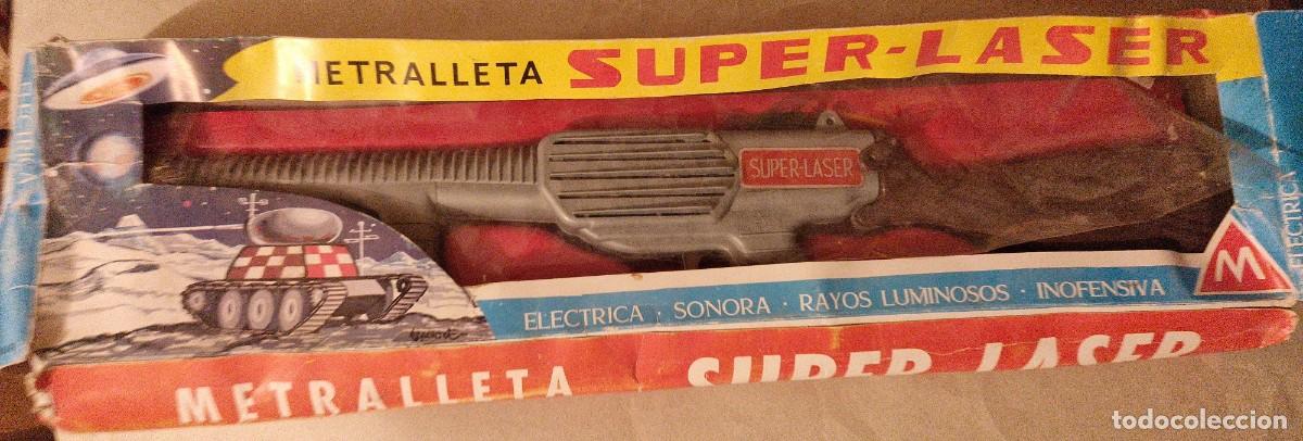 Juguetes antiguos: METRALLETA SUPER LASER DE MONTEPLAST - Foto 2