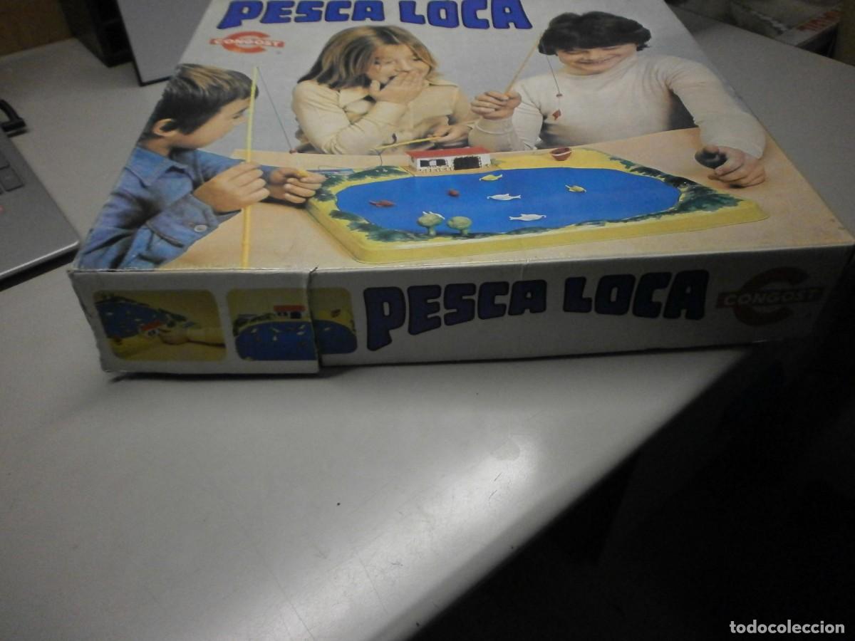 Juguetes antiguos: congost juego pesca loca completo - Foto 2