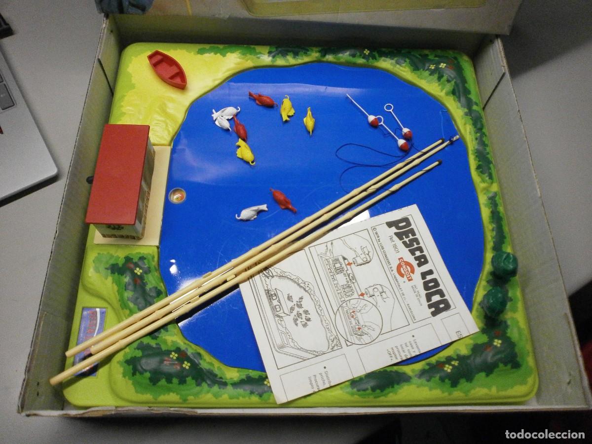 Juguetes antiguos: congost juego pesca loca completo - Foto 6