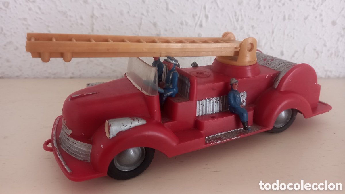 Juguetes antiguos: Camion BOMBEROS. Marca NACORAL. A&ntilde;os 60s