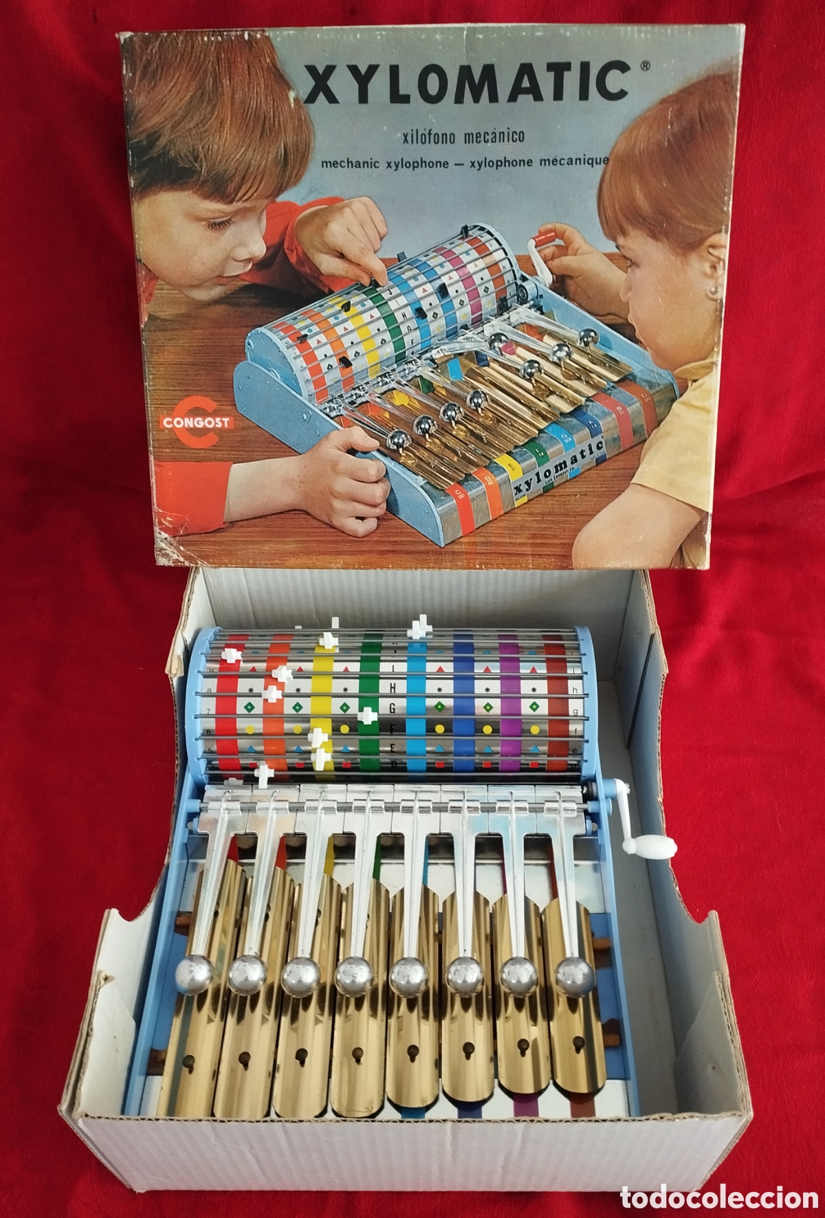 Juguetes antiguos: Xil&oacute;fono Xylomatic Congost. - Foto 6