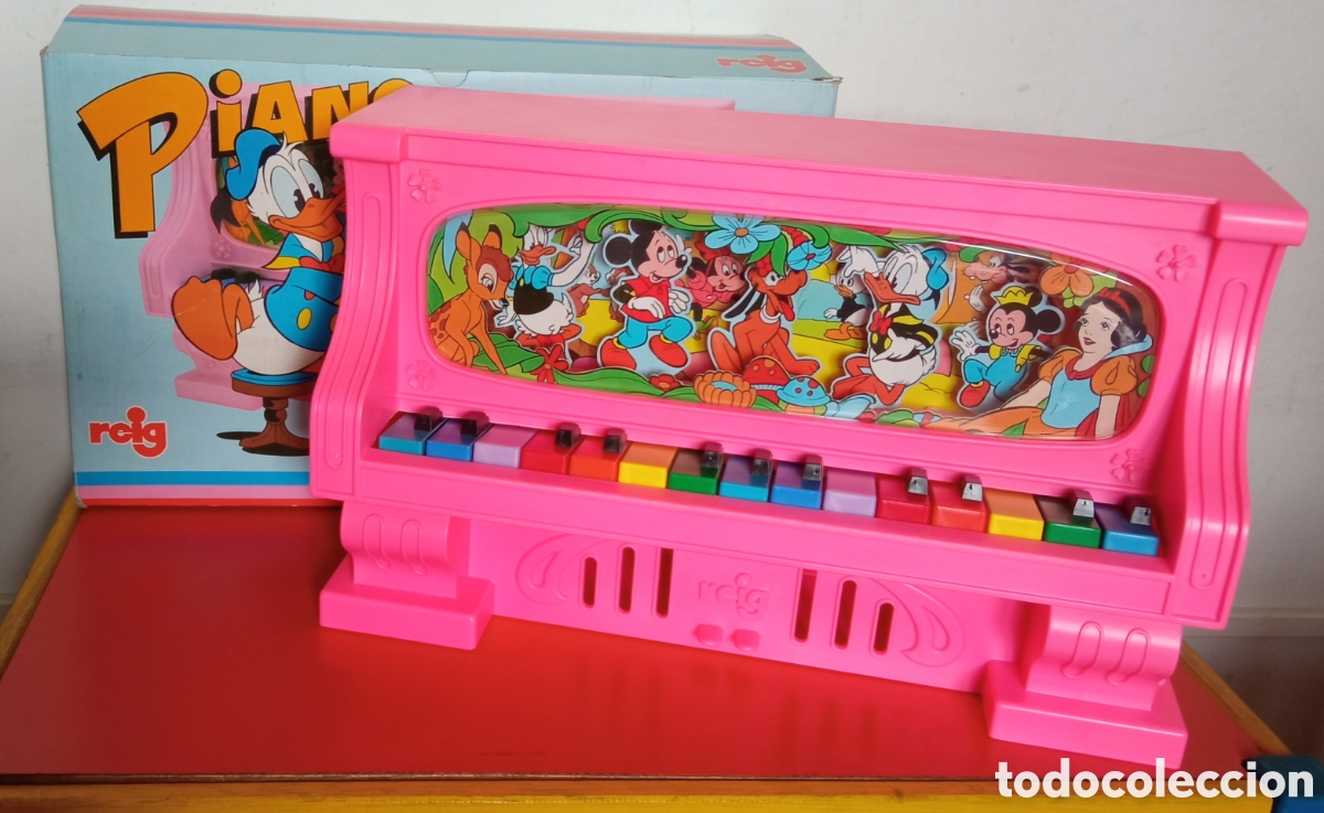 Juguetes antiguos: PIANO DONALD 15 NOTAS.REIG 80'S.NUEVO EN CAJA.