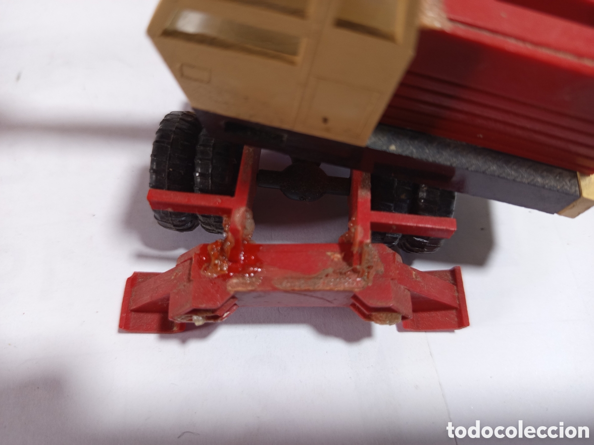 Juguetes antiguos: Excavadora Poclain marca Bourbon - Foto 7