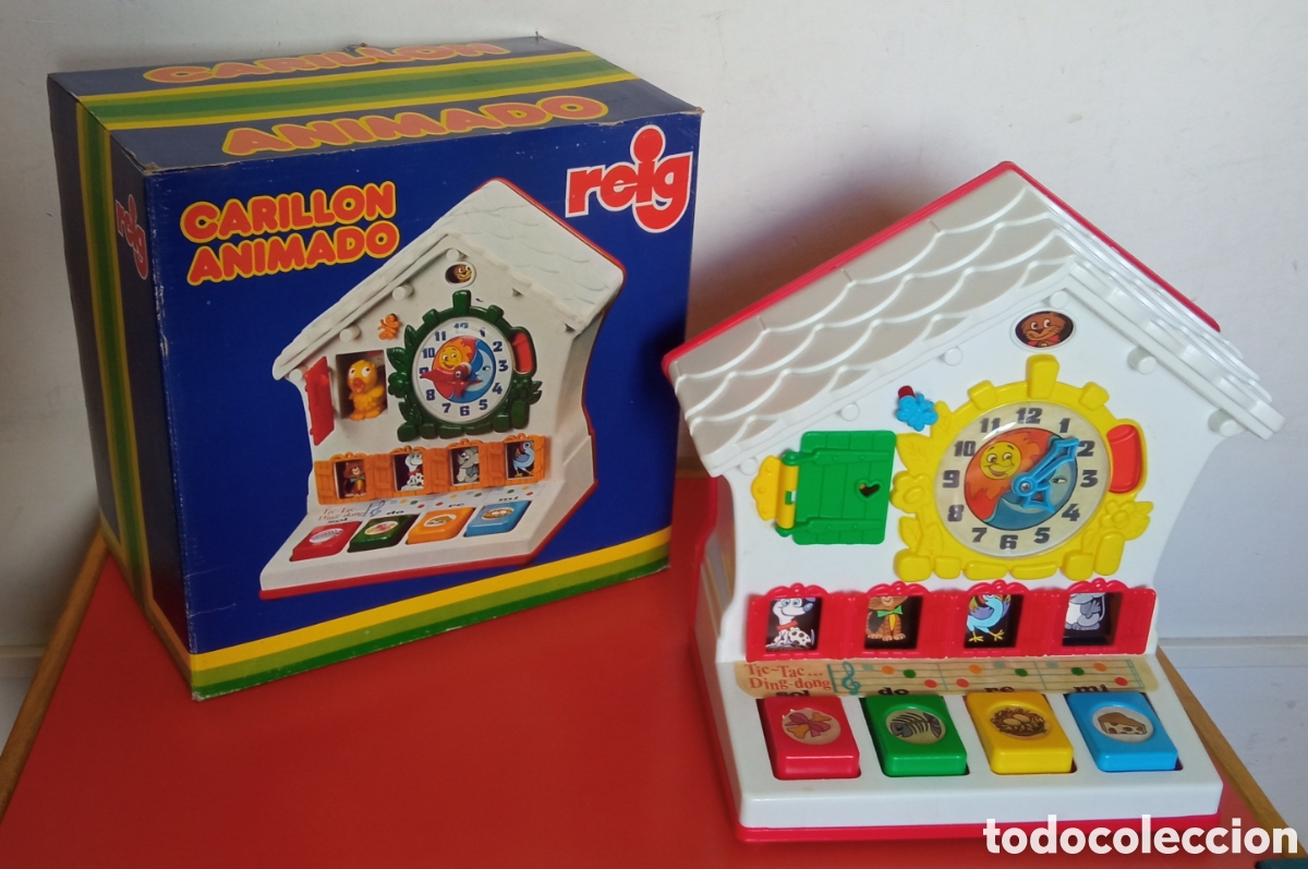 Juguetes antiguos: PIANO CARRILL&Oacute;N ANIMADO 4 NOTAS.REIG 70'S.NUEVO EN CAJA.