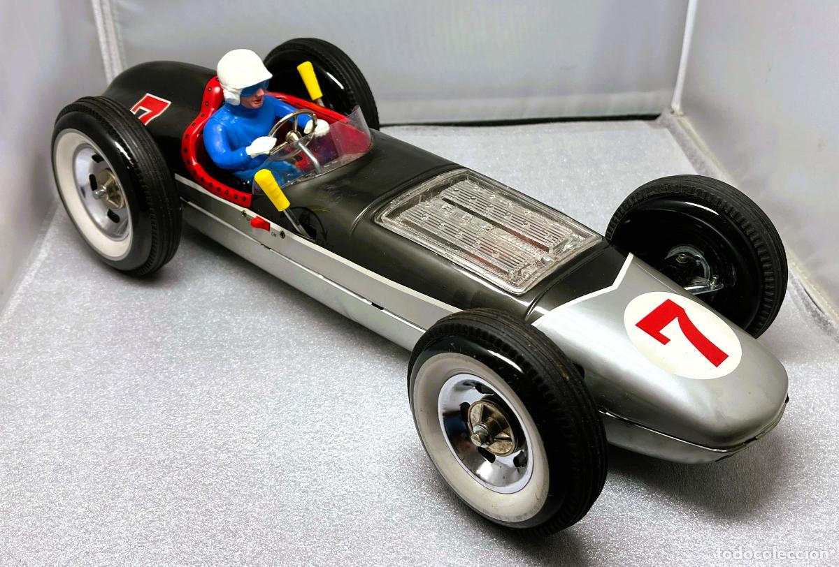 Juguetes antiguos: JETSPEED RACE CAR, ELECTRICO, FUNCIONA, C/CAJA, YONEZAWA, JAPON 60's