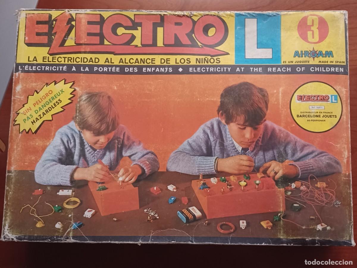 Juguetes antiguos: Caja Electro L 3 Airgam