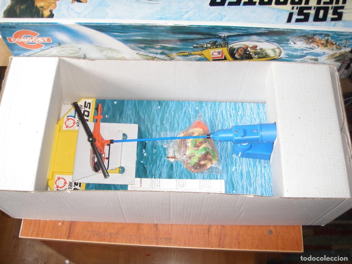 Juguetes antiguos: SOS HELICOPTER DE CONGOST FUNCIONANDO EN US CAJA - Foto 2