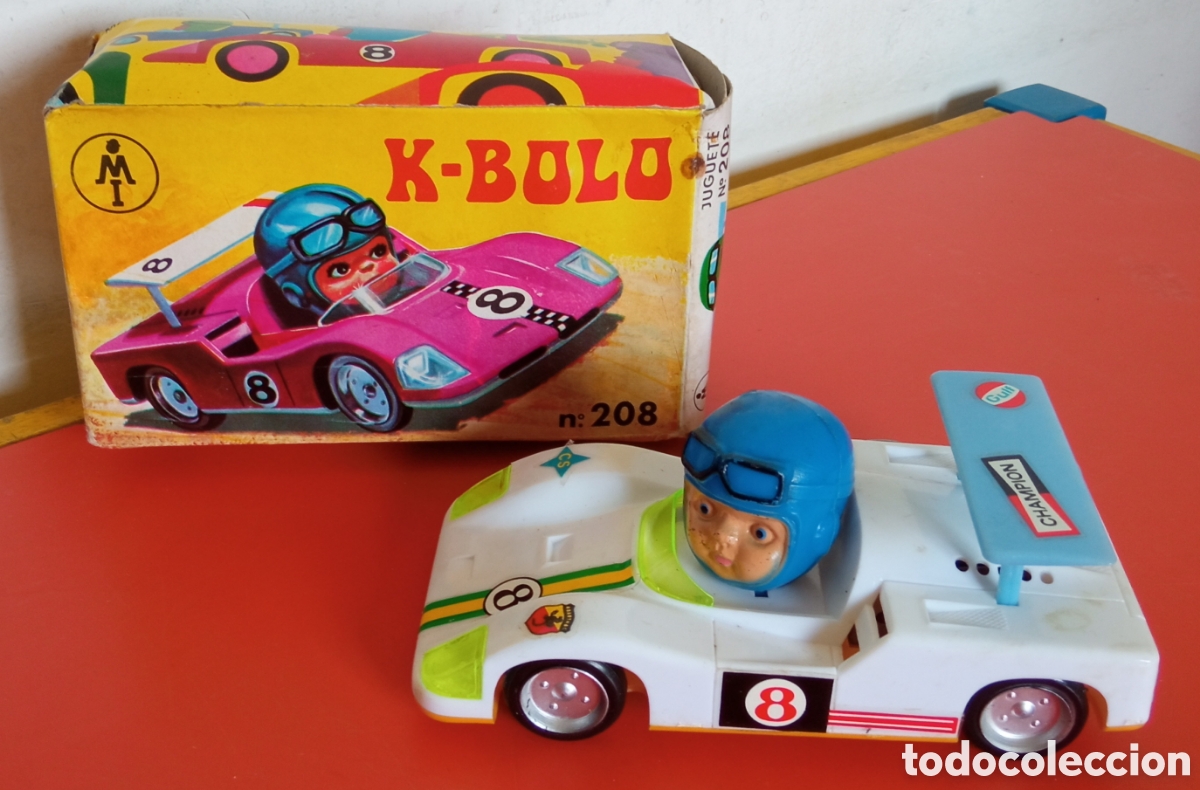 Juguetes antiguos: COCHE B&Oacute;LIDO K-BOLO A CUERDA RESORTE. MEC&Aacute;NICA IBENSE 70'S.NUEVO EN CAJA.