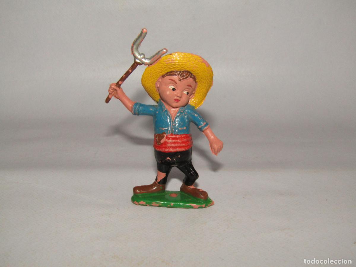 Juguetes antiguos: Antiguo CAMPESINO de la Obra CAPERUCITA ROJA del Teatro AIRGAM - Fabricada por PECH