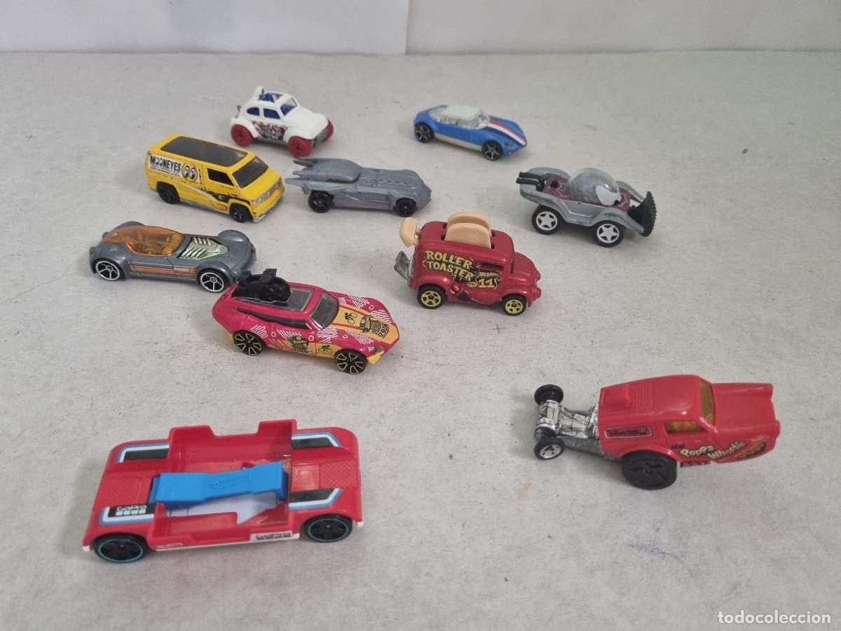 Juguetes antiguos: Lote de 10 coches varios