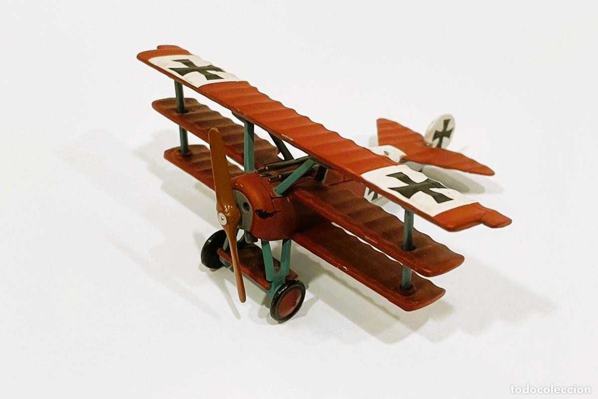 Juguetes antiguos: AVI&Oacute;N DIECAST CAZA FOKKER DR 1 TRIPLANO EL BAR&Oacute;N ROJO, DE CORGI (2014, CENTENARIO 1&ordf; GUERRA MUNDIAL)