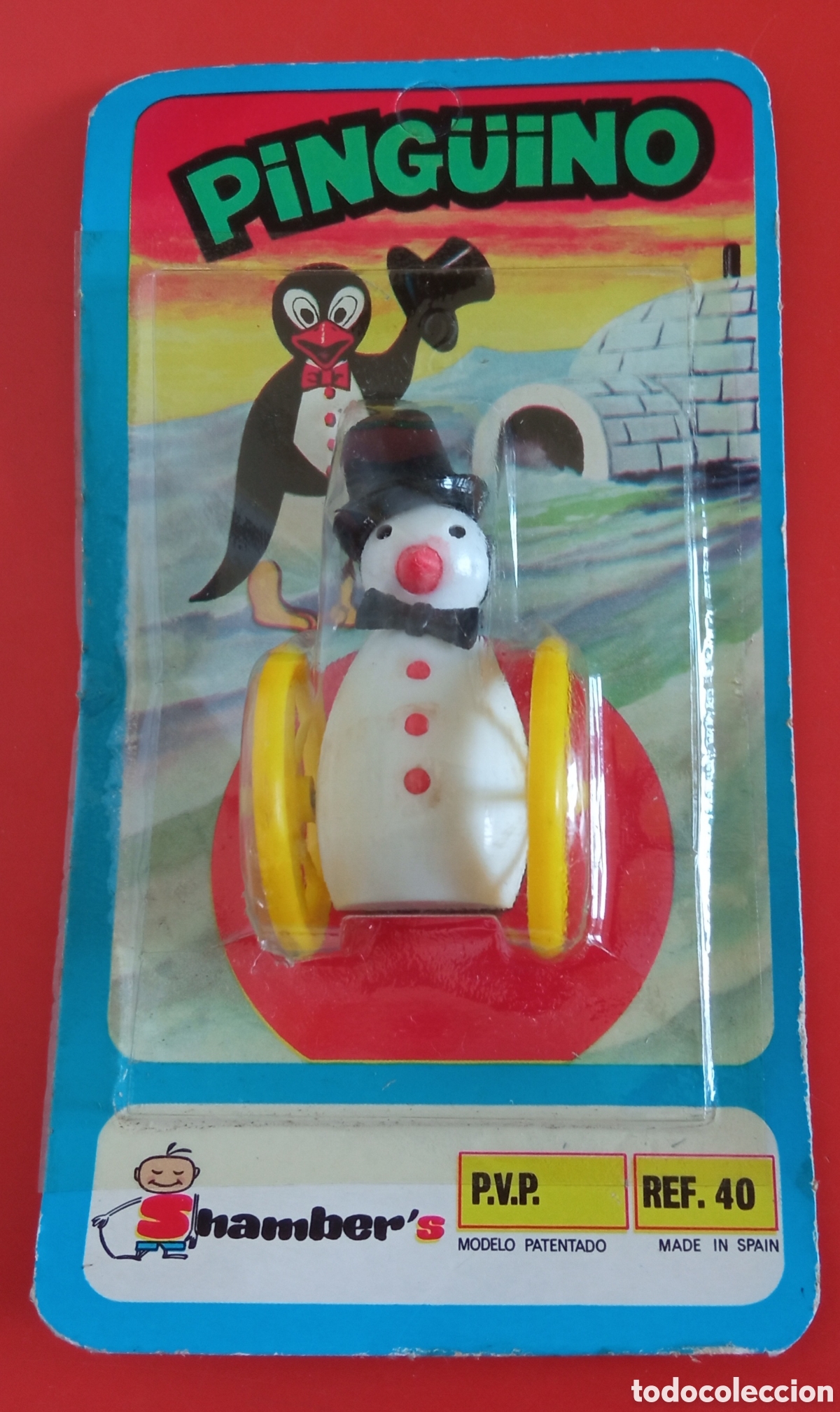 Juguetes antiguos: PING&Uuml;INO RUEDAS.SHAMBERS 70'S SHAMBER'S.BLISTER SIN ABRIR.