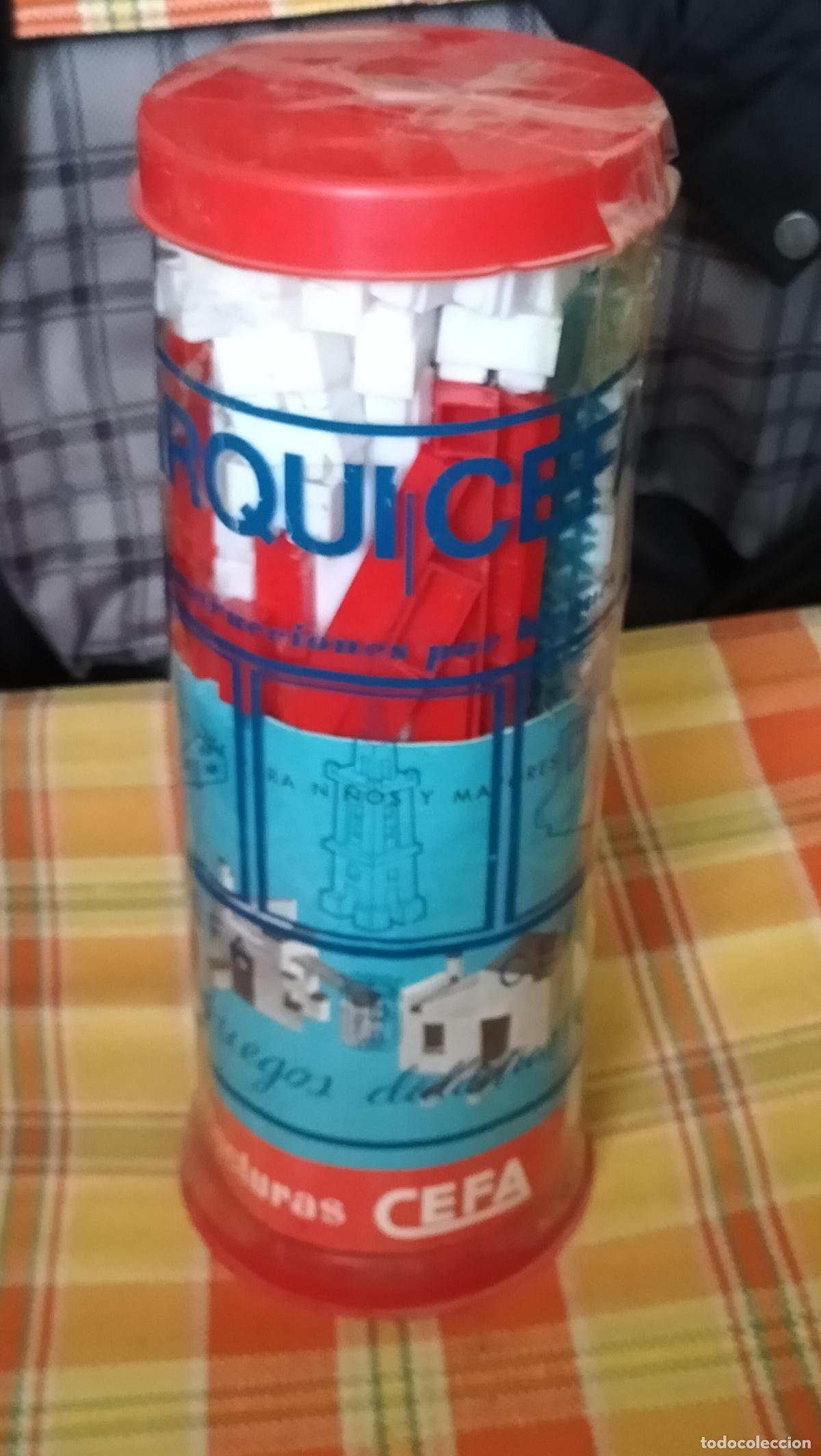 Juguetes antiguos: ANTIGUO BOTE DE ARQUITECTURAS CEFA