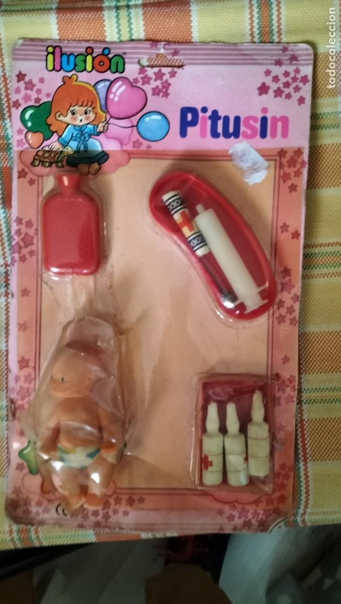 Juguetes antiguos: ANTIGUO BLISTER DE LA ILUSION PITUSIN