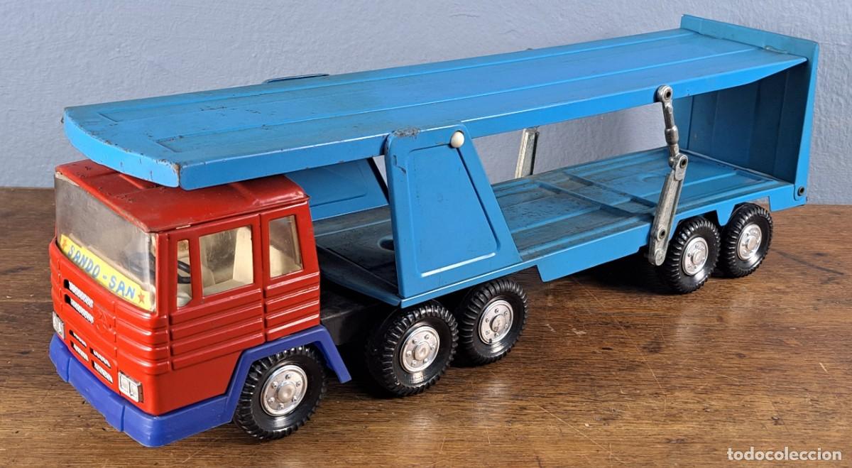 Juguetes antiguos: Cami&oacute;n Pegaso met&aacute;lico Sando San, a&ntilde;os 70 (Espa&ntilde;a)