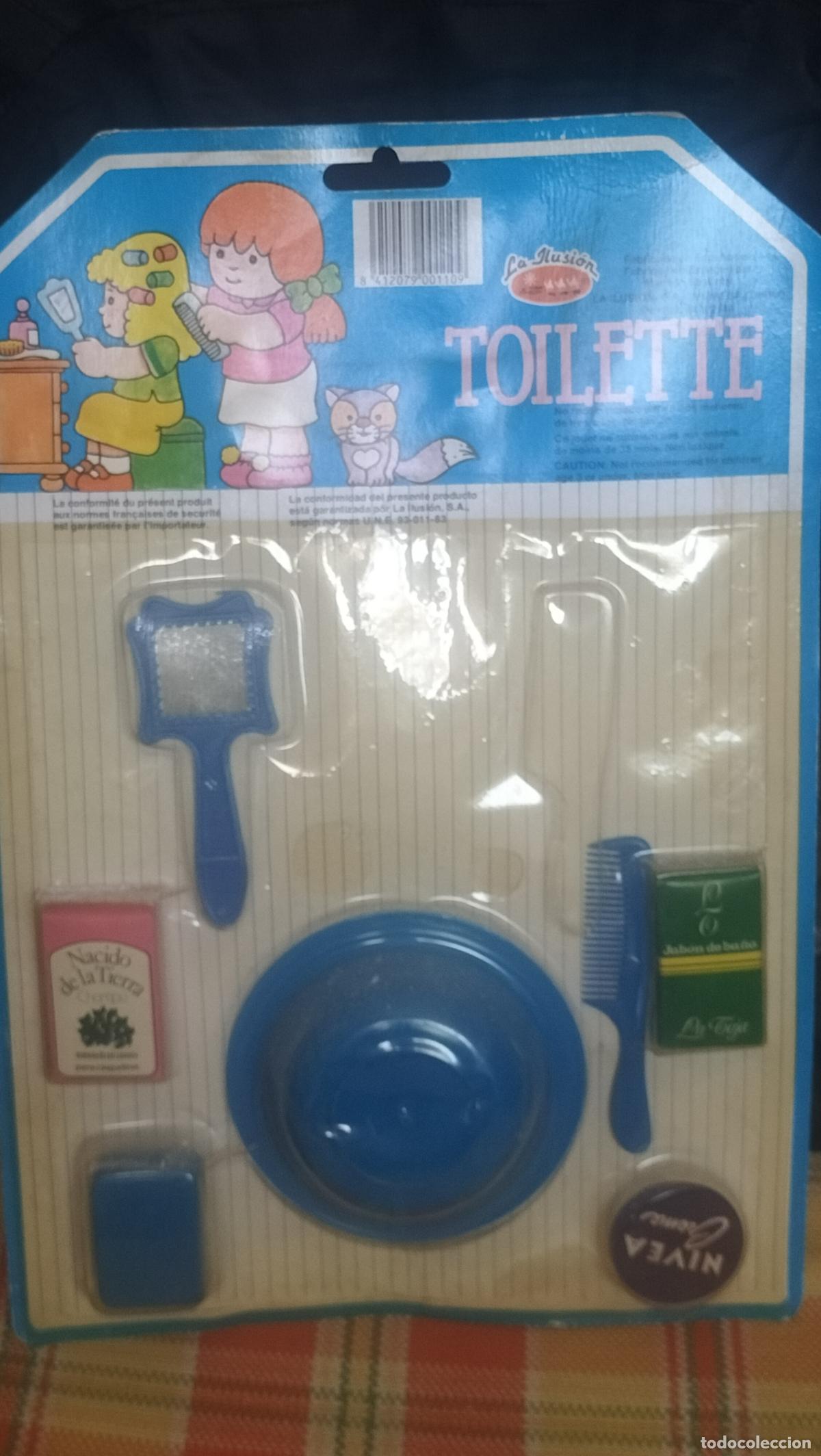 Juguetes antiguos: ANTIGUO BLISTER DE LA ILUSION TOILETTE