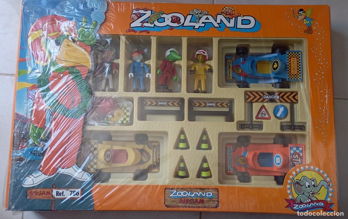 Juguetes antiguos: Caja grande de Zooland de Airgam