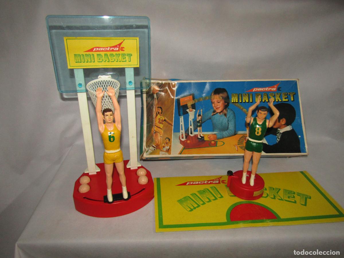 Juguetes antiguos: Antigua Caja con MINI BASKET de PACTRA - A&ntilde;o 1970-80s.