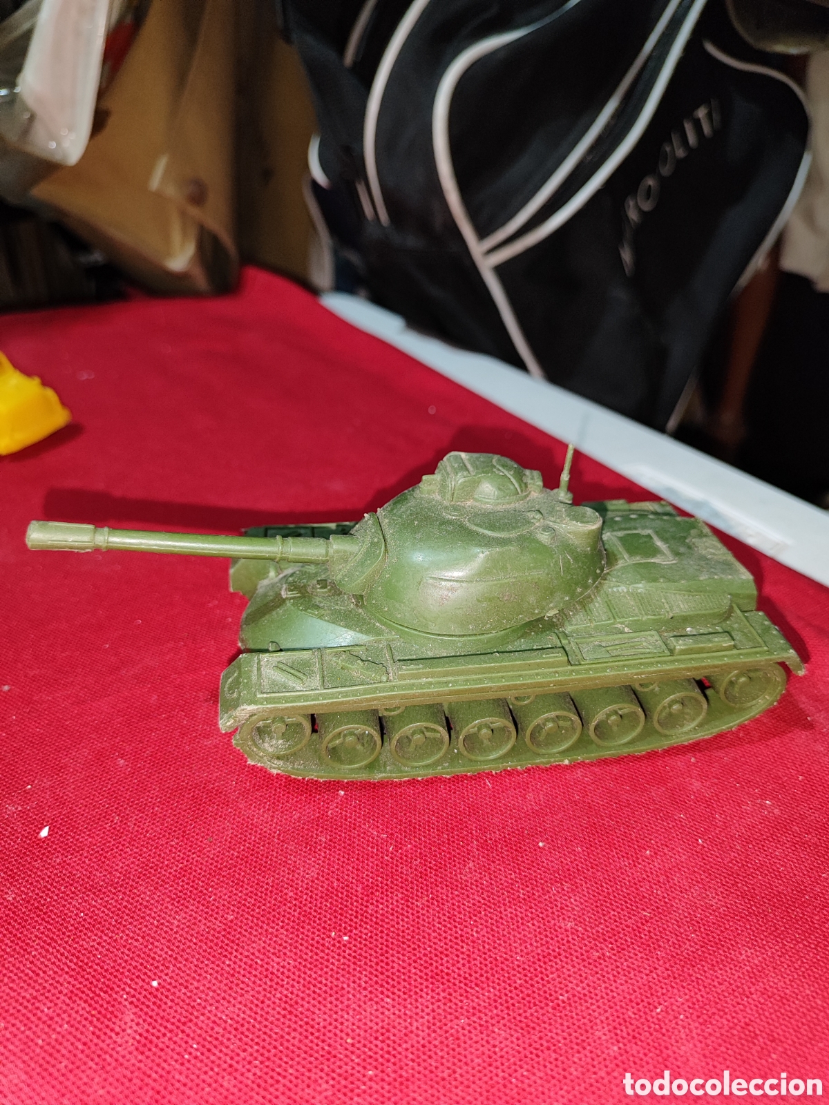 Juguetes antiguos: Tanque de pl&aacute;stico Shambers