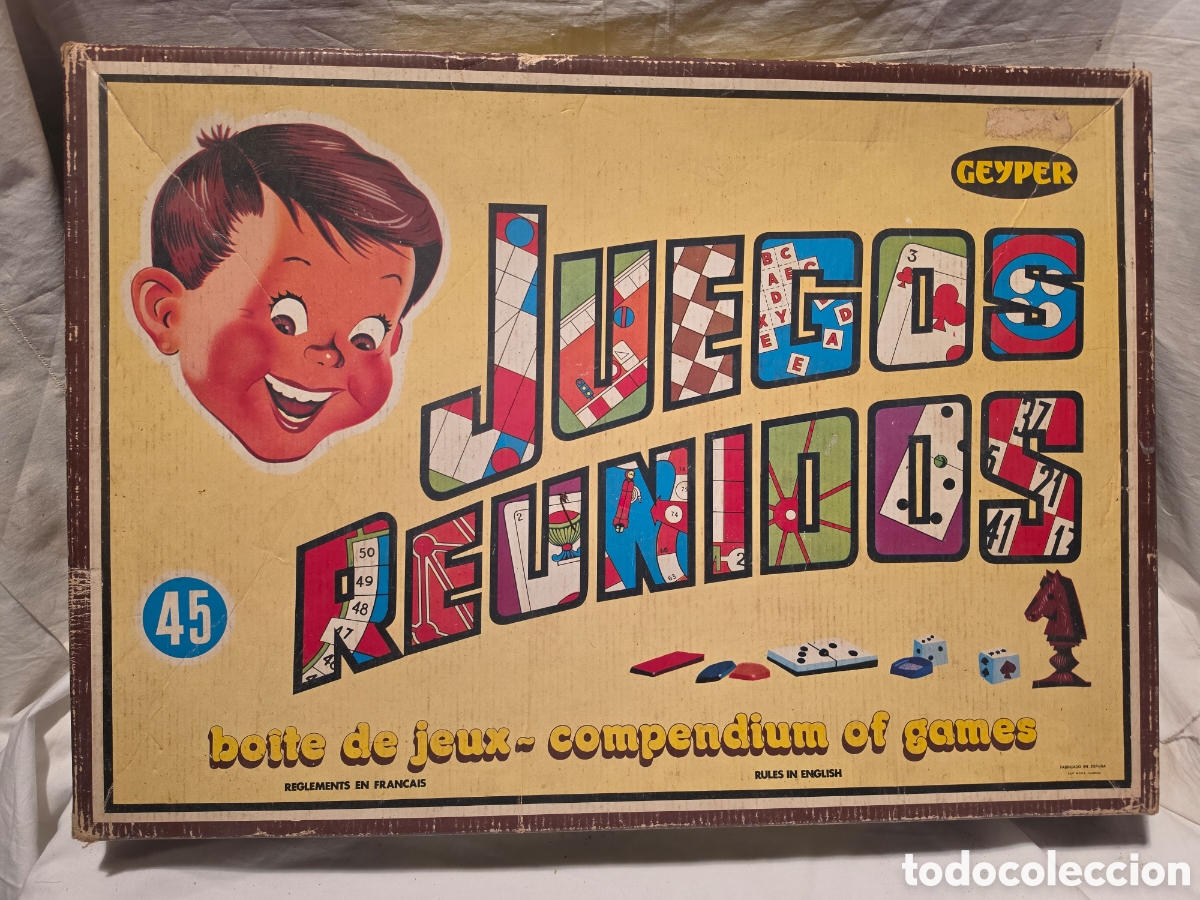 Juguetes antiguos: GEYPER. JUEGOS REUNIDOS 45. EDICION FRANCESA. A&Ntilde;OS 80.
