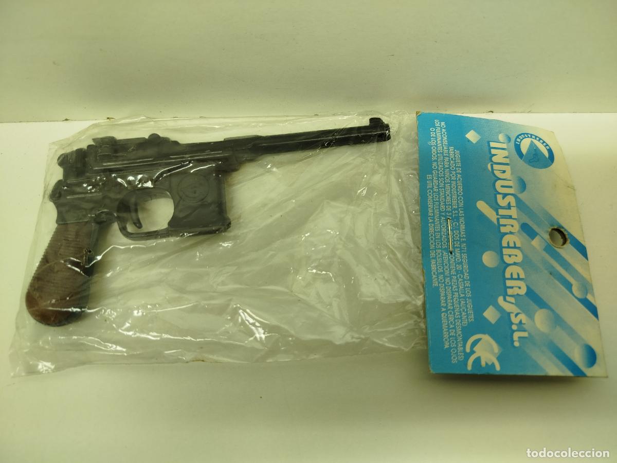Juguetes antiguos: ANTIGUA PISTOLA DE PISTONES MODELO MAUSER MADE IN SPAIN