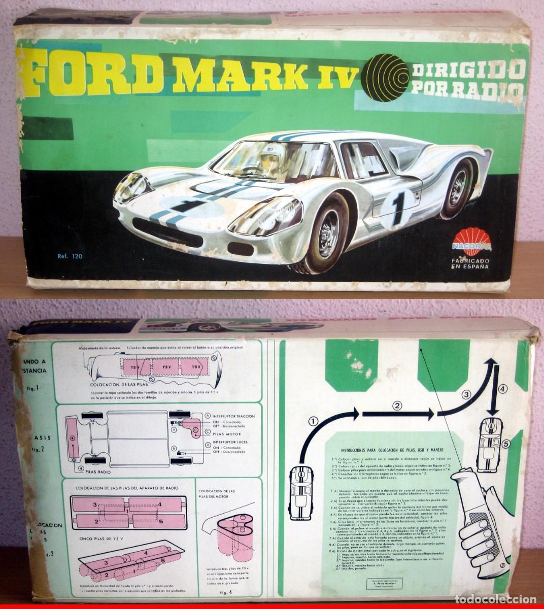 Juguetes antiguos: NACORAL FORD MARK IV DIRIGIDO POR RADIO EN MUY BUEN ESTADO