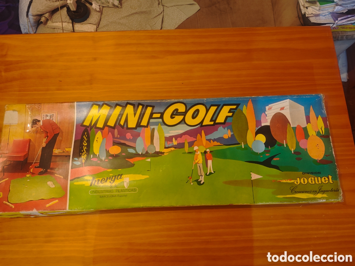 Juguetes antiguos: Antiguo Juego Mini - Golf.