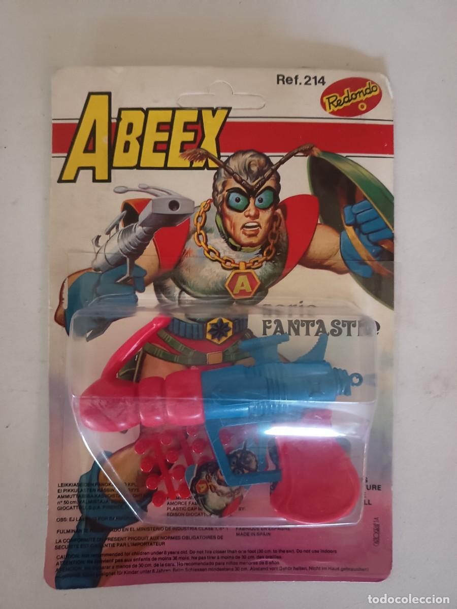 Juguetes antiguos: DIFICIL PISTOLA REDONDO ABEEX